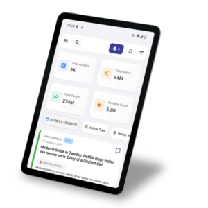tablet monalyse app media monitoring